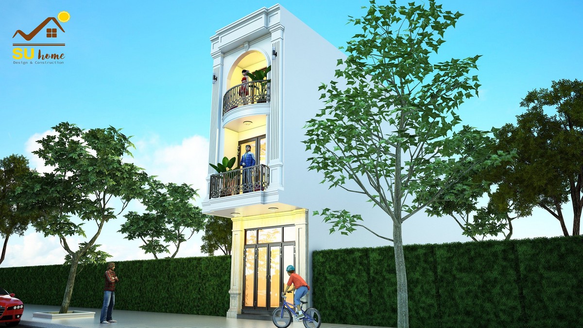 Thiết kế nhà phố tân cổ điển đà nẵng